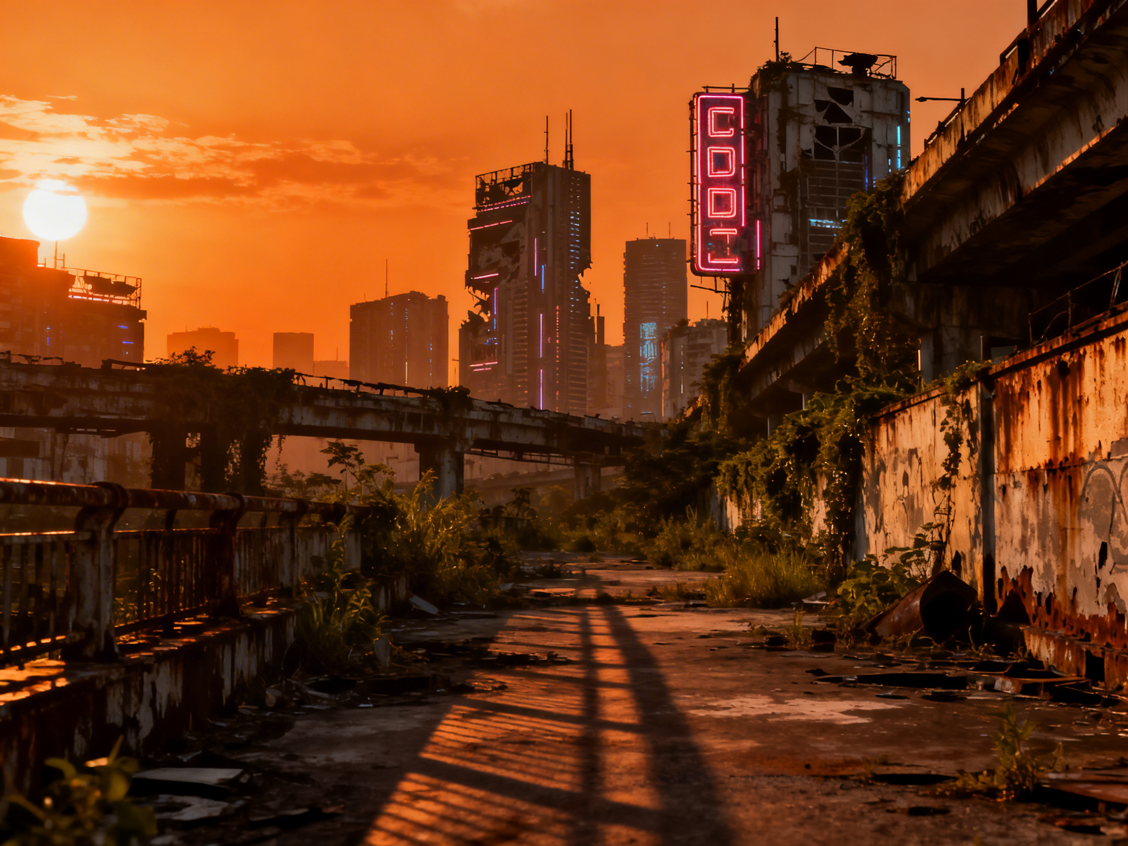 abandoned city